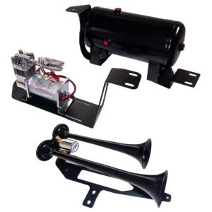 Ford Ranger Onboard Air System with Horn - Kleinn Air Horns - 102-1 Horn with 6275 Air System - `19-`23